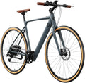 Bici elettrica Cecotec Sprint Silver grigia 28 pollici - motore 250 W e batteria 360 Wh - autonomia fino a 70 km - cambio Shimano Altus 8 velocità e freni idraulici
