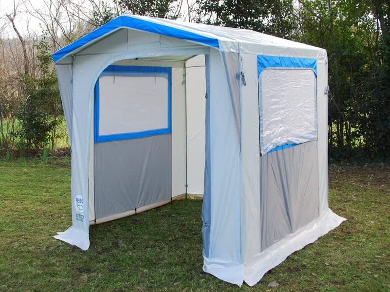 Pesci Camping Store OTTO cucinotto da campeggio per 4 persone - 200 x 200 x 210 cm - impermeabile 3 stagioni - cucina da campeggio per escursioni e attività outdoor