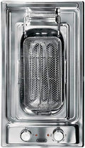DeLonghi FRI 13-2 - Friggitrice da Incasso 30 cm - Acciaio Inossidabile - Cestello e Vasca Asportabili con Potenza 1600 W