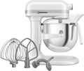 KitchenAid Heavy Duty 5KSM70JPXEWH - Planetaria 375 W in Metallo Bianco - Ciotola Sollevabile da 6,6 Litri - Velocità Regolabile con Comando a Leva