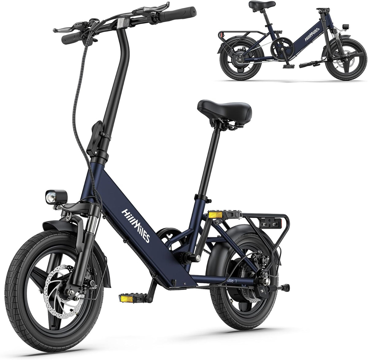 Bicicletta Elettrica 14 Pollici - Batteria 36V 10.4Ah - E Bike Urbana Pieghevole per Pendolari