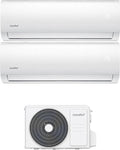 CFW12AIU CFW09AIU 2F18K - Climatizzatore dual split 9000 e 12000 BTU - Pompa di calore - Classe A plus plus e A plus con telecomando