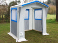 Pesci Camping Store OTTO cucinotto da campeggio - 200 x 150 cm - PVC e poliestere color legno rosso - cucina da campeggio moderna per attività outdoor