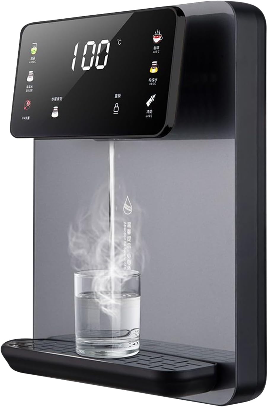 Erogatore acqua calda istantaneo - Riscaldamento rapido in 3 secondi - Touch screen intelligente - Blocco elettronico bambini per casa e ufficio