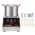 VEVOR Robot da Cucina Tritatutto 750 W - Ciotola da 7 Litri in Acciaio Inox - Due Lame Extra a S Curve - Per Verdure Carne Cereali e Noci