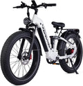 Mountain Bike Elettrica 26 Pollici - Batteria Rimovibile 48V - E Bike Fat con Doppia Sospensione e Freni Idraulici