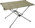 Tavolo pieghevole da campeggio verde - struttura in alluminio - dimensioni 60 x 40 x 39,5 cm - per viaggio escursionismo e picnic