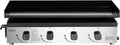Bighorn Plancha - Barbecue a gas portatile con quattro bruciatori - Potenza 9,6 kW e quattro regolazioni - Piastra rimovibile con cassetto raccogli grasso