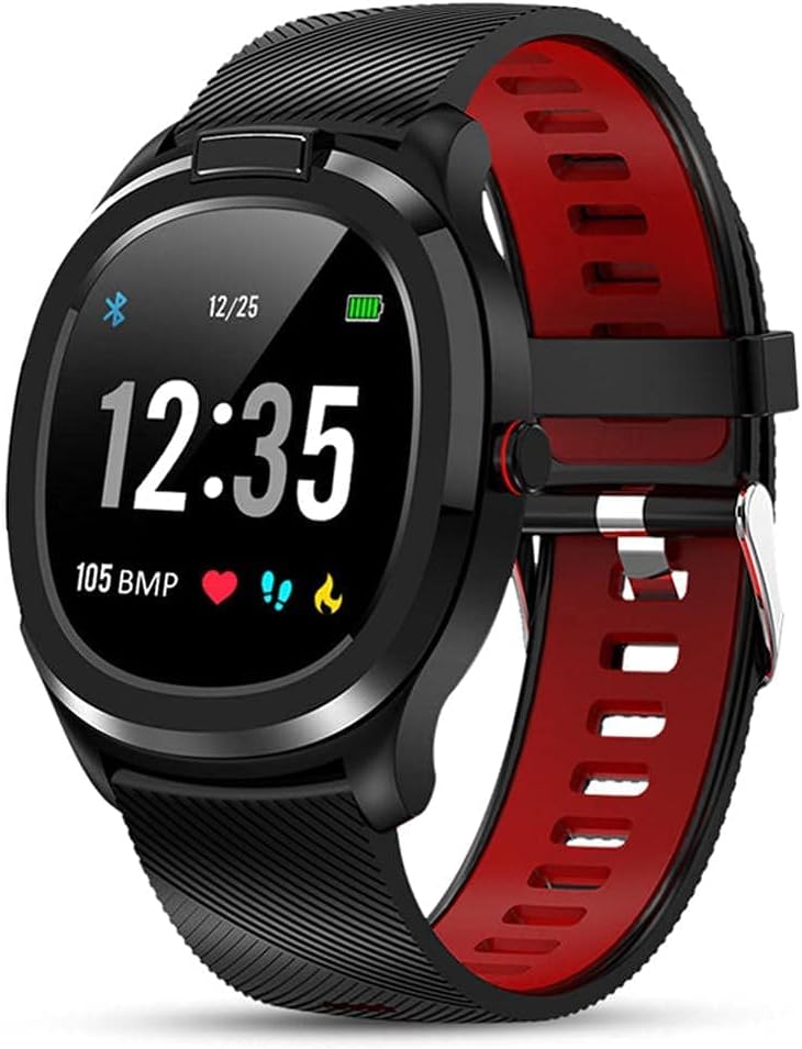 Smartwatch 1.3 Pollici Uomo Donna - Touch Screen Rotondo e Chiamata Bluetooth - Temperatura Frequenza Cardiaca Pressione e SpO2 - Impermeabile IP68