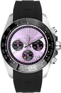 Lorenz DI300 030274CC - Orologio Uomo Sportivo Cronografo Subacqueo 300 Metri - Cassa 42 mm Acciaio - Cinturino Resina Nero