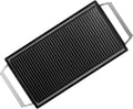 AEG A9HL33 - Piastra barbecue per piano cottura a induzione - Superficie antiaderente in acciaio inossidabile - Dimensioni 45.7 x 43.2 x 8.5 cm