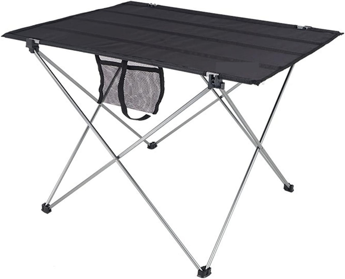 Tavolo pieghevole da campeggio e picnic - struttura leggera in lega di alluminio - formato piccolo portatile - per barbecue esterno e attività ricreative