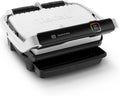 Tefal OptiGrill Elite GC750D - Griglia Elettrica in Acciaio Inox - Piastra Rimovibile e Spie di Funzionamento - Modello GC750D16 per Cottura a Contatto