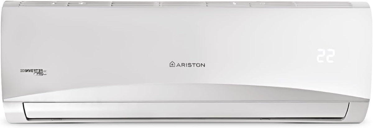 Ariston Prios R32 Climatizzatore Monosplit - Inverter 12000 BTU Bianco - Filtro Antiodore e Pulizia Automatica - Compatibile con Kit WiFi Ariston