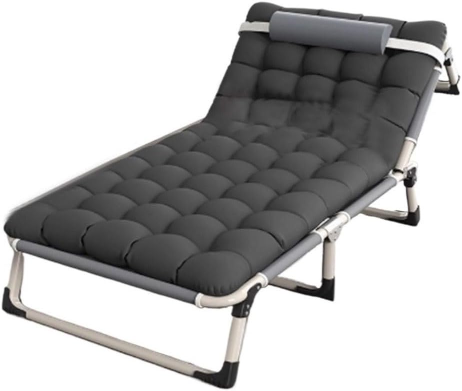 Poltrona reclinabile singola da ufficio - formato Small - letto pieghevole semplice - seduta portatile per pausa relax e riposo