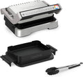 Tefal OptiGrill GC776D10 - Griglia elettrica 4 in 1 - 9 programmi e indicatore livello di cottura - Piastre antiaderenti con funzione grill e forno