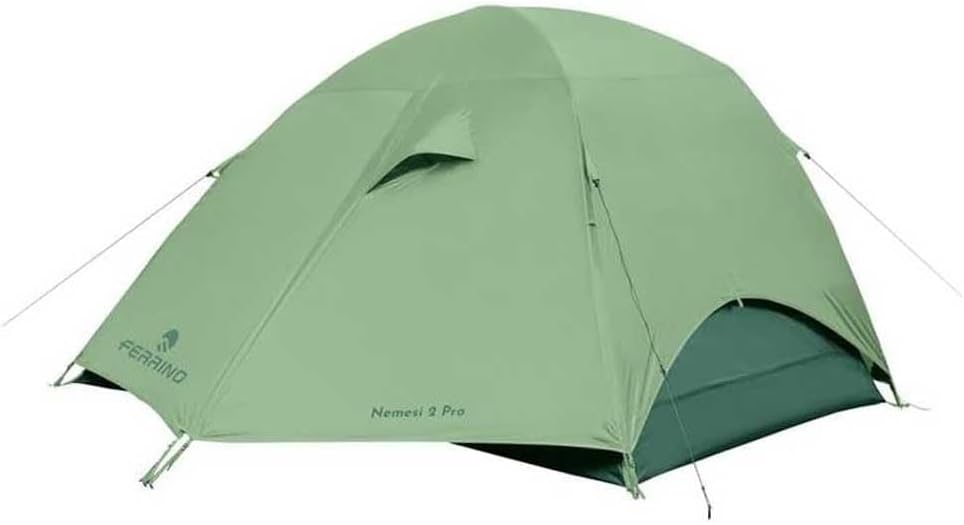 Ferrino Nemesi 2 Pro tenda a cupola per 2 persone - 210 x 135 x 110 cm - trattamento idrorepellente - tenda 3 stagioni per trekking backpacking e campeggio