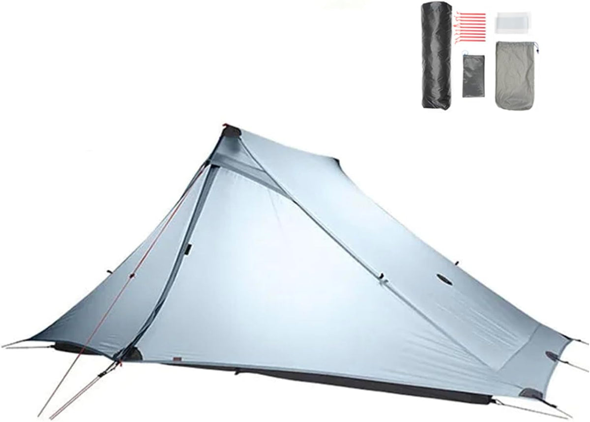 3FULGEAR Lanshan 2 Pro tenda ultraleggera per 2 persone - silnylon 20D - impermeabile 4 stagioni senza asta - per backpacking campeggio arrampicata ed escursionismo