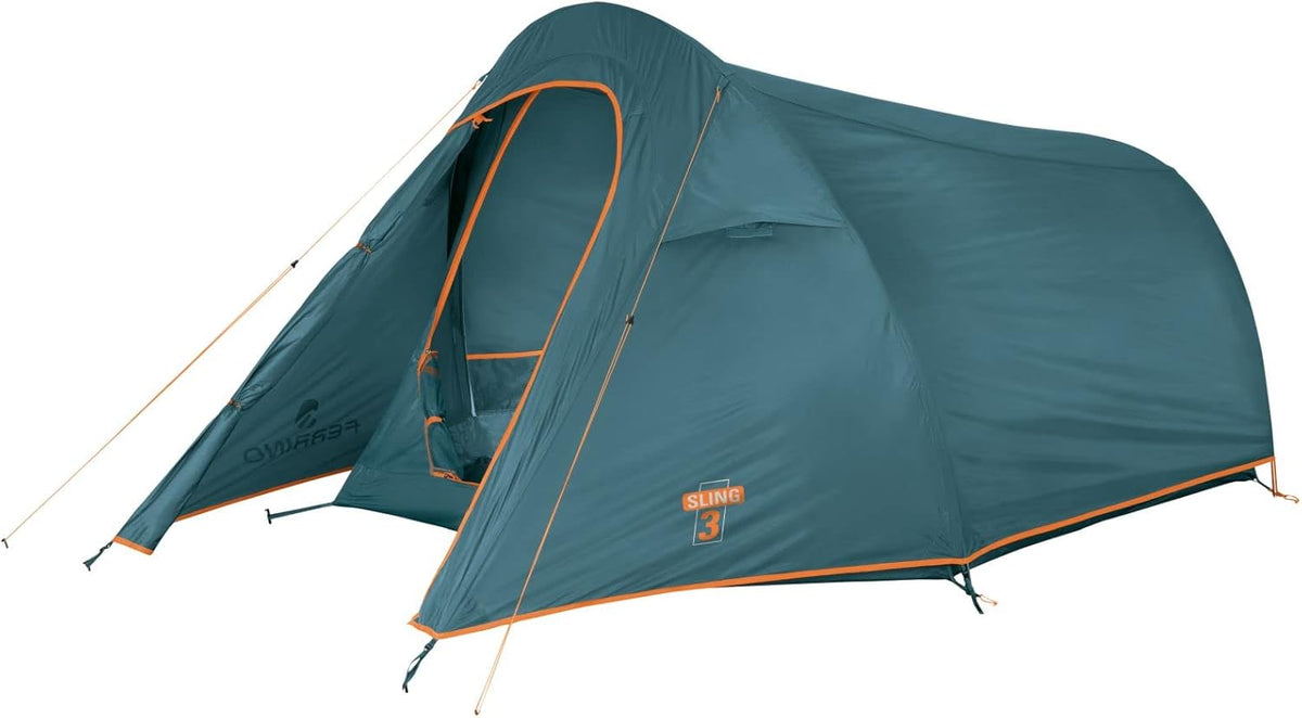 Ferrino Sling 3 tenda da trekking per 3 persone - 290 x 170 x 120 cm e peso 2,3 kg - poliestere con cuciture sigillate - impermeabile 3 stagioni