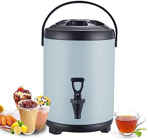 Distributore acqua calda e fredda - Struttura in acciaio inox - Grande capacità per ufficio e ristorazione - Design blu per servizio quotidiano