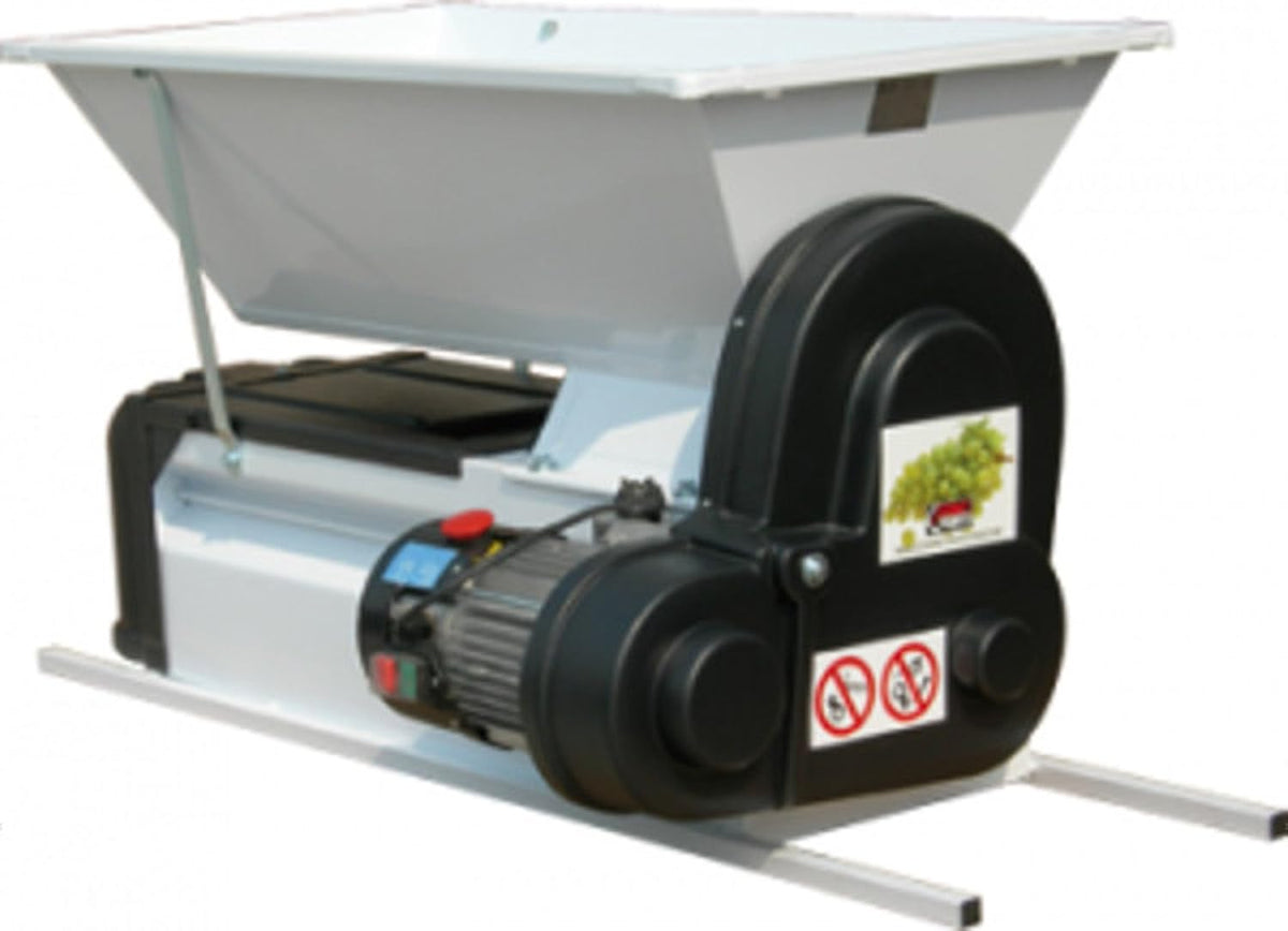Grifo Marchetti DMC - Pigia Diraspatrice Uva Elettrica - Coclea e Griglia in Acciaio Inossidabile - Funzionamento Automatico per Lavorazione Uva