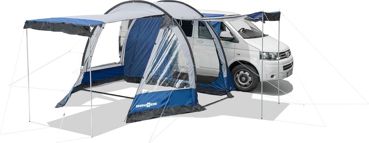 BRUNNER ENTRADA tenda indipendente per minibus e van - 310 x 270 x 210 cm per 6 persone - impermeabilità 3000 mm - tenda veicolo 3 stagioni per campeggio