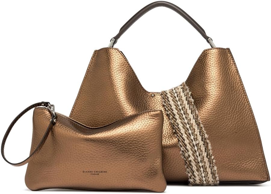 Gianni Chiarini Aurora BS 10566 RNGDBL NASPM - Borsa Toasted e Testa di Moro - Chiusura Magnetica - Design Elegante Quotidiano