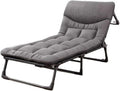 Poltrona letto singola XL - seduta reclinabile per relax e riposo - postazione trasformabile da ufficio - letto portatile per pausa quotidiana