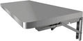 Tavolo pieghevole a parete 120 x 40 cm - acciaio inossidabile 304 per uso alimentare - ripiano da cucina - per soggiorno balcone bagno e lavanderia