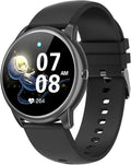 FSA Smartwatch fitness nero - Display 1.3 pollici con chiamate Bluetooth - Monitoraggio sonno e frequenza cardiaca - Pedometro sveglia e protezione IP67