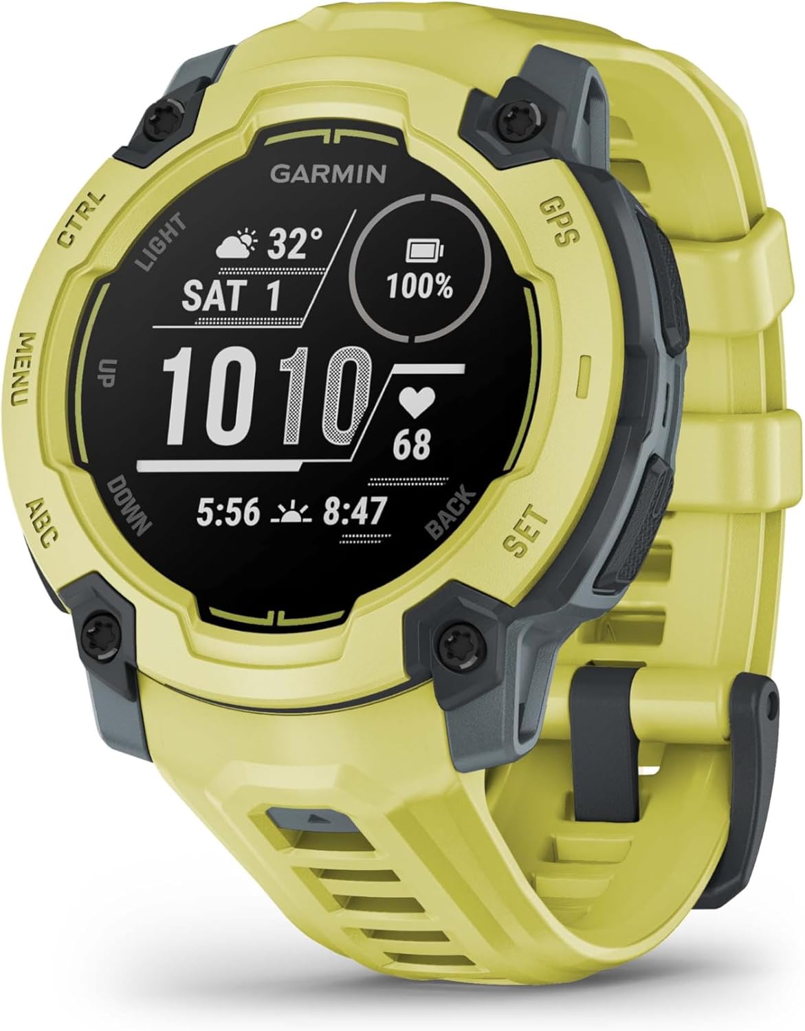 Garmin Instinct E 45 mm Electric Lime - Smartwatch GPS multisport con display MIP - Cardio SpO2 e oltre 70 app sportive - Autonomia fino a 16 giorni