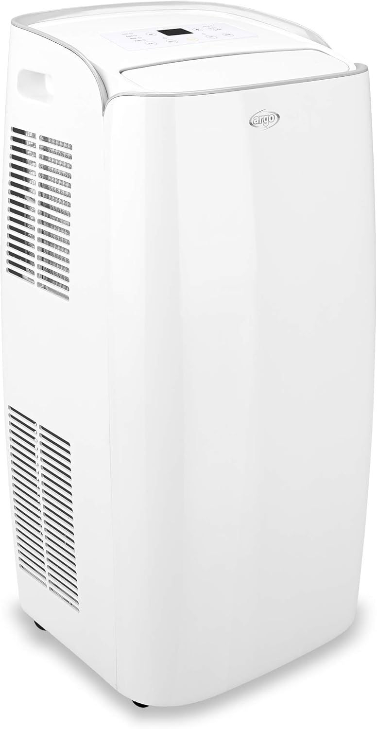 Milo Plus Climatizzatore - Potenza di Raffreddamento 13000 BTU - Telecomando per Controllo a Distanza - Struttura Bianca 38,5 x 40,5 x 83,5 cm