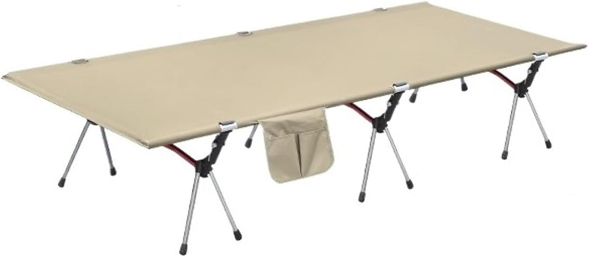 Lettino da campeggio pieghevole largo 90 cm - superficie in acrilico con configurazione alto basso - struttura ultraleggera portatile - per viaggio ed escursionismo