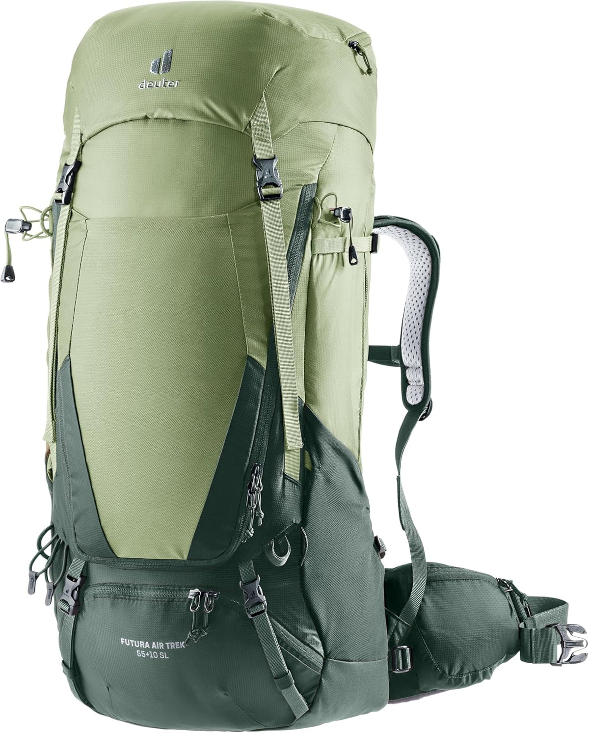 Deuter Futura Air Trek 55 + 10 SL zaino trekking donna - capacità espandibile 55 + 10 litri - zaino outdoor femminile - per trekking ed escursioni prolungate
