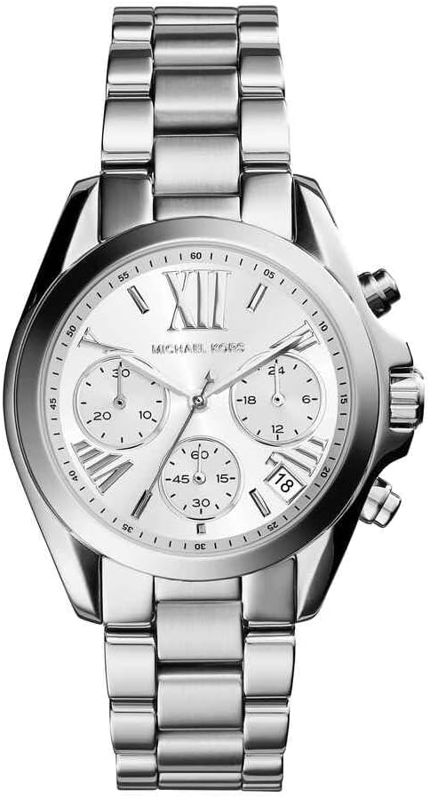 Michael Kors Bradshaw 36 mm - Orologio Donna Cronografo al Quarzo - Cinturino in Acciaio Inossidabile - Movimento Cronografo da Polso