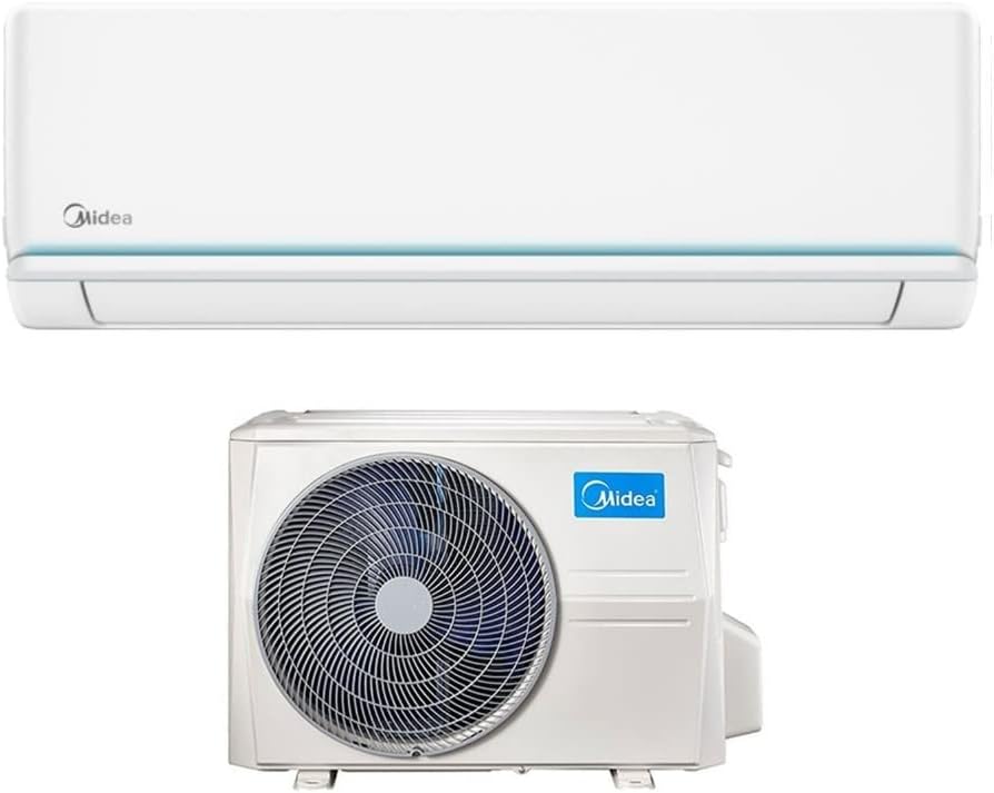 Midea Evolution MSAGXBU-12HRDN8 - Climatizzatore Inverter 12000 BTU - Raffrescamento e Riscaldamento - WiFi Opzionale con Filtro Antimicrobico