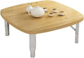 Tavolo pieghevole quadrato 80 x 80 x 35 cm - tavolo basso da pranzo - piccola scrivania da studio - per camera da letto tatami e sala da tè