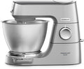 Kenwood KVC65.001SI Robot da Cucina - Motore 1200 W con Comandi a Pulsante - Struttura in Titanio Argento - Modello da 37 x 22,5 x 44 cm