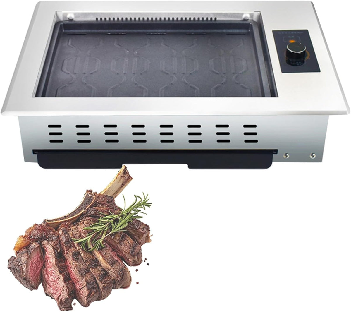 SX-1205 Griglia Elettrica Coreana - Macchina Barbecue Commerciale Senza Fumo - Design Facile da Pulire - Soluzione ad Alta Efficienza per Ristoranti