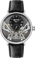 Ingersoll The Tennessee I13103 - Orologio Automatico Uomo 45.5 mm - Quadrante Skeleton Twin Balance Wheel - Cinturino Pelle Nero