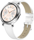 PURRL Smartwatch Donna 1.09 Pollici - Chiamate e SMS Bluetooth - GPS Sonno e Modalità Multisport - Cinturino Argento