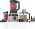 Ninja Detect Power Processor Pro TB401EUSTGD - Robot da cucina 3 in 1 da 1200 W - Caraffa 2.1 L e 3 bicchieri monoporzione - Lame per impastare frullare e tritare
