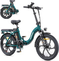 HillMiles MilePort 1 bici elettrica pieghevole adulti - fat tire 20 x 3 pollici - motore 250 W e batteria 36 V 13 Ah - autonomia fino a 100 km