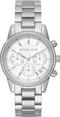 Michael Kors Bryant - Orologio donna cronografo al quarzo - Cassa 37 mm - Cinturino in acciaio inossidabile per stile versatile