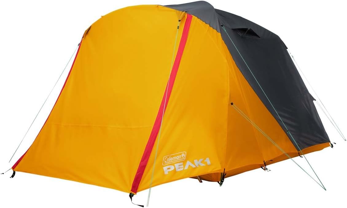 Tenda Coleman Peak1 a cupola per 6 persone 305 x 254 x 183 cm - impermeabilità 2000 mm - resistente al vento fino a circa 72 km h - per zaino campeggio e 4 stagioni