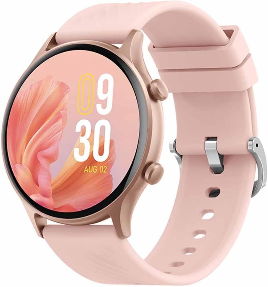 Kmccd ZL73E Smartwatch Donna - Smart Watch con Chiamata Bluetooth - Ricarica Wireless e Visualizzazione Ora - Design Impermeabile