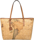 Alviero Martini 1A Classe BS25PC29 D007 6000 - Borsa shopping grande - Chiusura con zip e fodera misto cotone - Made in Italy