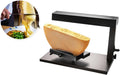 Scaldaformaggio Raclette Commerciale 750 W - Acciaio Inossidabile e Ferro Nero - Angolo Regolabile e Riscaldamento Rapido - Per Mezza Forma di Formaggio