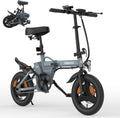 ESKUTE F100 bici elettrica pieghevole per adulti - ruote 14 pollici e batteria 36 V 9 Ah - velocità fino a 25 km h - autonomia 35-60 km e display LCD