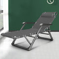 Sedia a sdraio pieghevole YL26120-TY0111 - struttura reclinabile in lega di ferro - schienale per riposo - lettino portatile da spiaggia outdoor